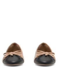 Nine West Baleriny 122AL4108 Beżowy. Kolor: beżowy. Materiał: skóra #8