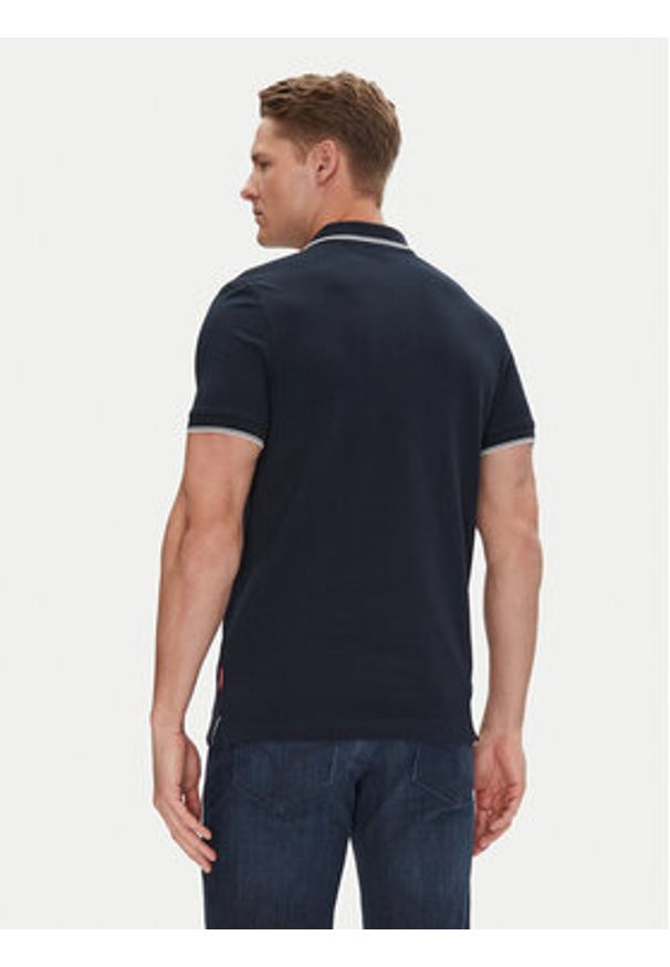 JOOP! Jeans Polo 15 JJJ-04Agnello 30045613 Granatowy Modern Fit. Typ kołnierza: polo. Kolor: niebieski. Materiał: bawełna