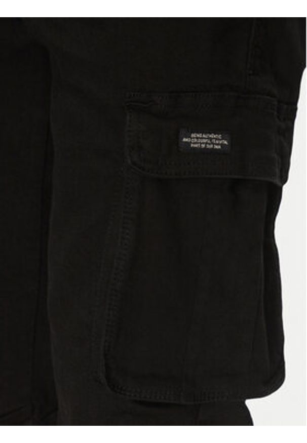 Blend Szorty jeansowe 20713329 Czarny Regular Fit. Kolor: czarny. Materiał: bawełna