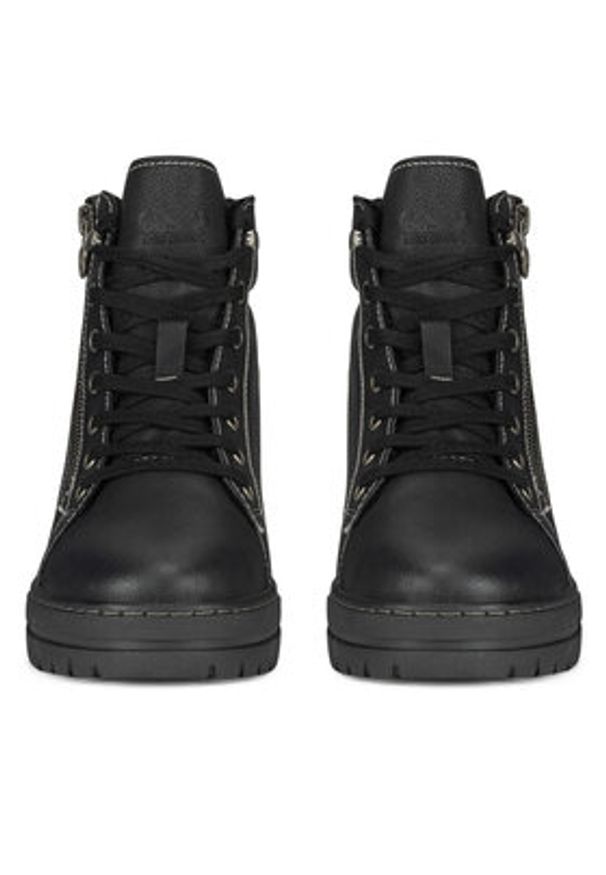 Go Soft Trzewiki WS6385-02 Czarny. Kolor: czarny. Materiał: materiał