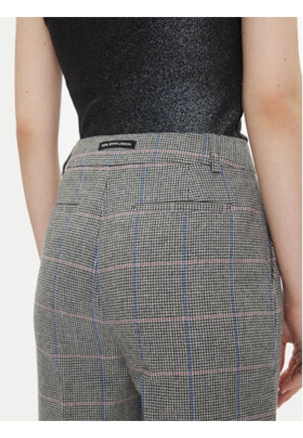 Pepe Jeans Spodnie materiałowe PL211799 Szary Straight Fit. Kolor: szary. Materiał: syntetyk