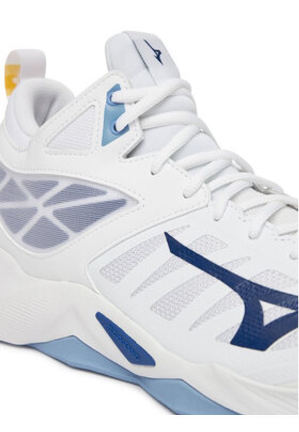Mizuno Buty halowe Wave Dimension Mid V1GA2245 Biały. Kolor: biały. Materiał: materiał. Model: Mizuno Wave