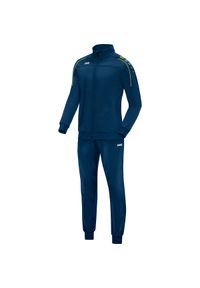 Dres Jako polyester Classico. Kolor: fioletowy, wielokolorowy, szary, żółty, niebieski. Materiał: dresówka. Sport: piłka nożna #1