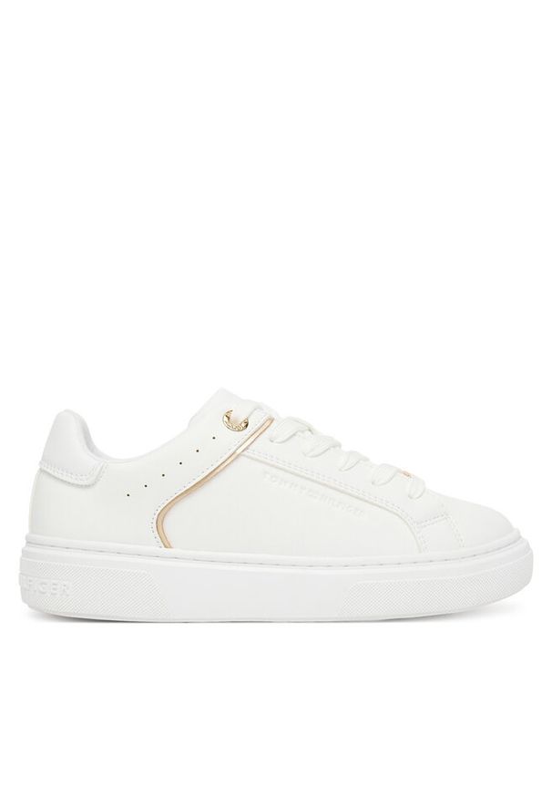 TOMMY HILFIGER - Sneakersy Tommy Hilfiger. Kolor: biały