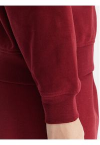 Calvin Klein Jeans Bluza Monologo LV047B234G Bordowy Relaxed Fit. Kolor: czerwony. Materiał: bawełna #4
