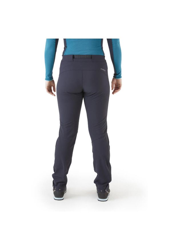 Spodnie softshellowe damskie Rab Incline AS Pants. Kolor: czarny, szary. Materiał: softshell