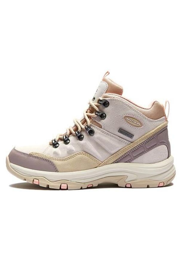 skechers - Buty trekkingowe damskie Skechers Trego WP Rocky Mountain. Zapięcie: sznurówki. Kolor: beżowy. Materiał: materiał, syntetyk. Szerokość cholewki: normalna