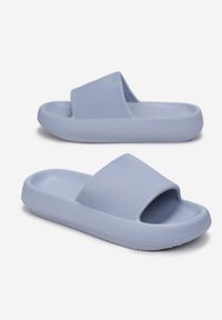 Born2be - Niebieskie Klapki z Pianki o Minimalistycznym Designie Kaseis. Okazja: na plażę, na co dzień. Kolor: niebieski. Styl: sportowy, casual #4