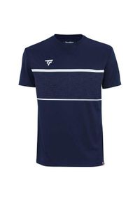 TECNIFIBRE - Koszulka treningowa męska Tecnifibre Team Tech Tee. Kolor: niebieski, wielokolorowy. Sport: tenis