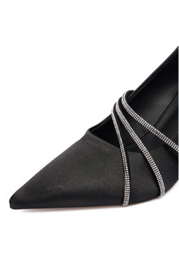 Jenny - JENNY Szpilki CEO-6V9221-9 Czarny. Kolor: czarny. Materiał: materiał. Obcas: na szpilce