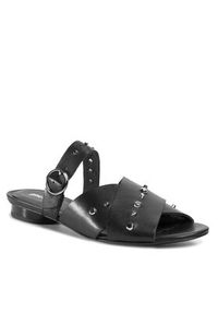 Gino Rossi Klapki Hoshi DLI771-CS4-0574-9900-0 Czarny. Kolor: czarny. Materiał: skóra #7