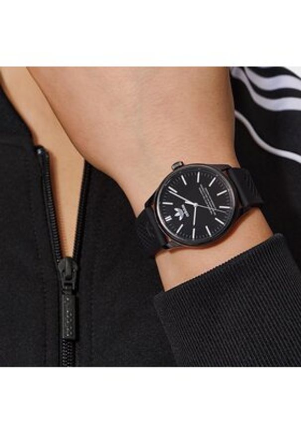 adidas Originals Zegarek Code One Ceramic Watch AOSY23031 Czarny. Kolor: czarny
