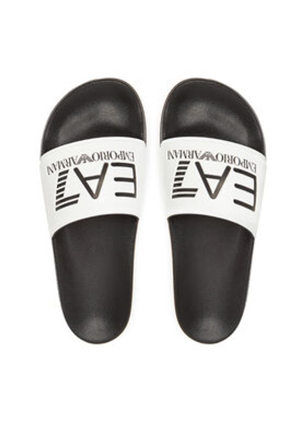 EA7 Emporio Armani Klapki 7X000108 AF15118 MZ096 Biały. Kolor: biały