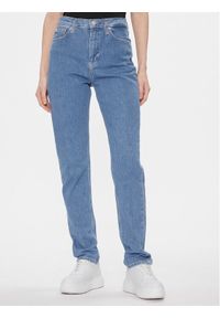 Calvin Klein Jeans Jeansy Authentic Slim Straight J20J222749 Niebieski Straight Leg. Kolor: niebieski