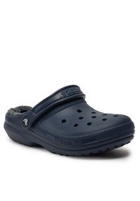 Crocs Klapki Classic Lined Clog 203591 Granatowy. Kolor: niebieski #6