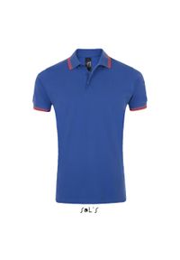 SOL'S - Polo Sol's Pasadena. Typ kołnierza: polo. Kolor: niebieski. Styl: elegancki #1