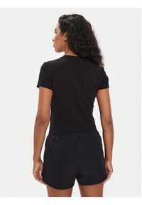 Fila T-Shirt FAW0744 Czarny Slim Fit. Kolor: czarny. Materiał: bawełna