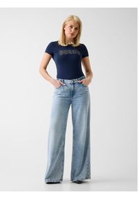 Guess T-Shirt 172699 Niebieski Classic Fit. Kolor: niebieski #4