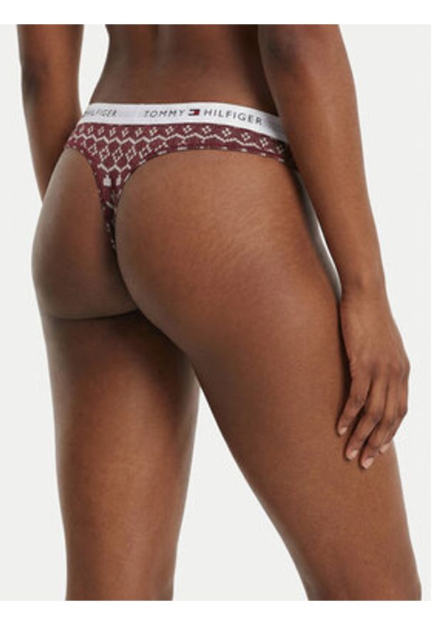 TOMMY HILFIGER - Tommy Hilfiger Komplet stringów UW0UW06134 Kolorowy. Materiał: bawełna. Wzór: kolorowy