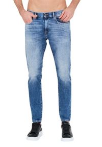 Diesel - DIESEL Niebieski jeansy D-Struktslim jeans. Kolor: niebieski #6