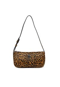 Tommy Jeans Torebka Tjw Must Leopard Shoulder Bag AW0AW18008 Pomarańczowy. Kolor: pomarańczowy. Materiał: skórzane