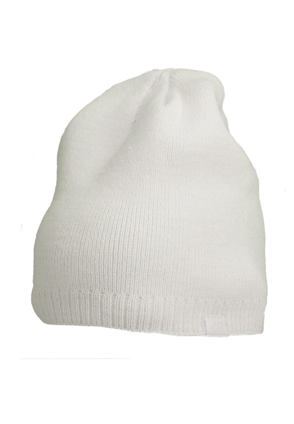 4f - Czapka Damska 4F. Kolor: biały. Styl: sportowy