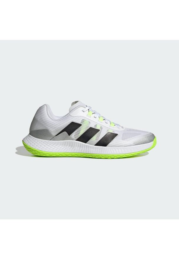 Buty do siatkówki dla dorosłych Adidas Forcebounce. Kolor: czarny, biały, żółty, wielokolorowy. Sport: siatkówka