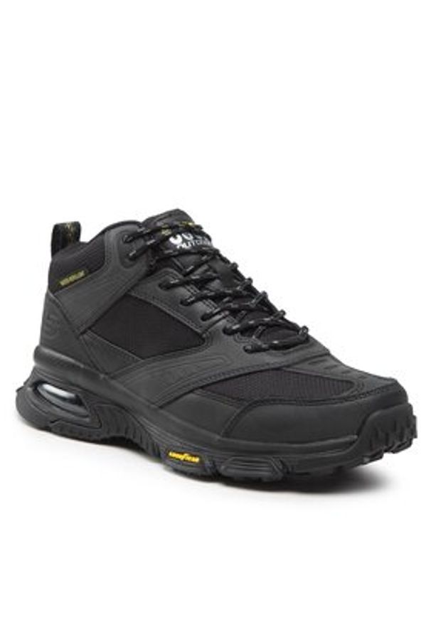 skechers - Skechers Trekkingi Bulldozer 237215/BBK Czarny. Kolor: czarny. Materiał: skóra. Sport: turystyka piesza