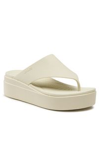 Crocs Japonki Crocs Brooklyn Flip 208727 Beżowy. Kolor: beżowy #7