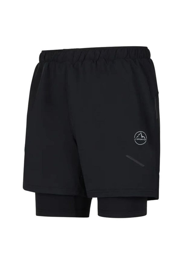 LA SPORTIVA - Spodenki do biegania męskie La Sportiva Trail Bite Short. Kolor: wielokolorowy, czarny, szary