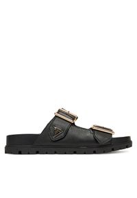 Klapki Guess. Kolor: czarny