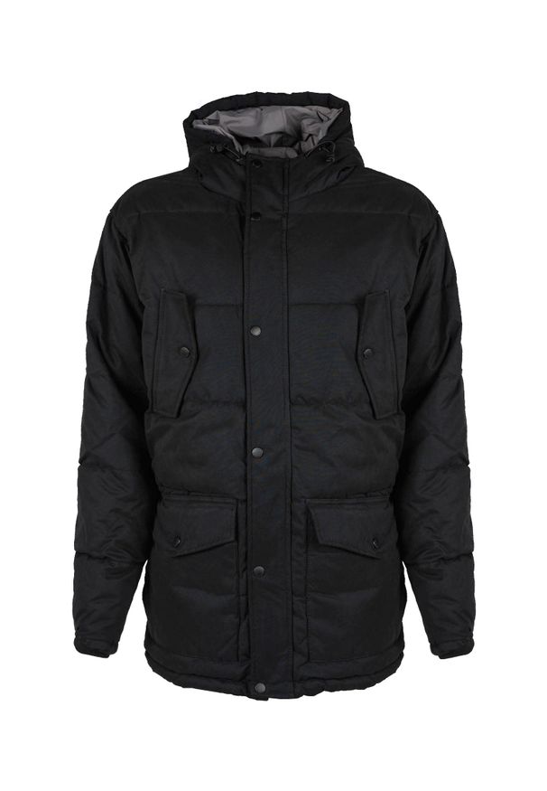 Pepe Jeans Kurtka "Richard" | PM402413 | Richard | Mężczyzna | Czarny. Okazja: na co dzień. Typ kołnierza: kaptur. Kolor: czarny. Materiał: nylon, bawełna, poliester. Styl: casual
