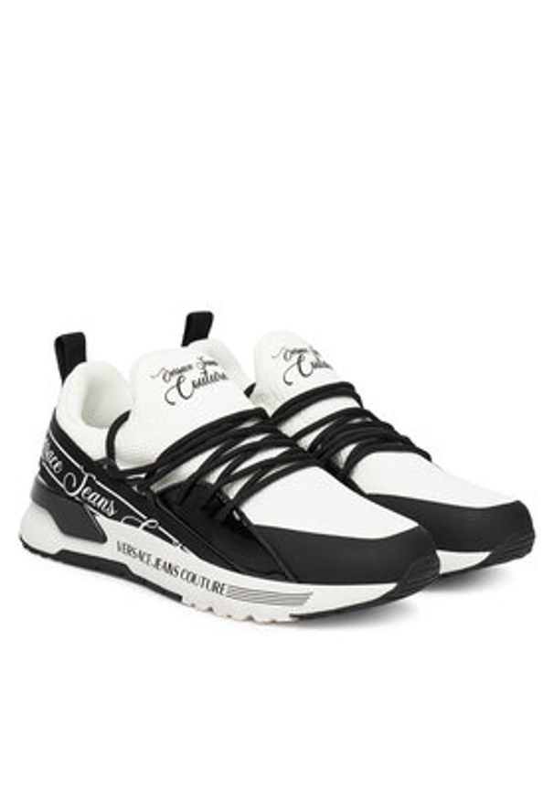 Versace Jeans Couture Sneakersy 79VA3SA8 ZSC96 L02 Biały. Kolor: biały. Materiał: materiał
