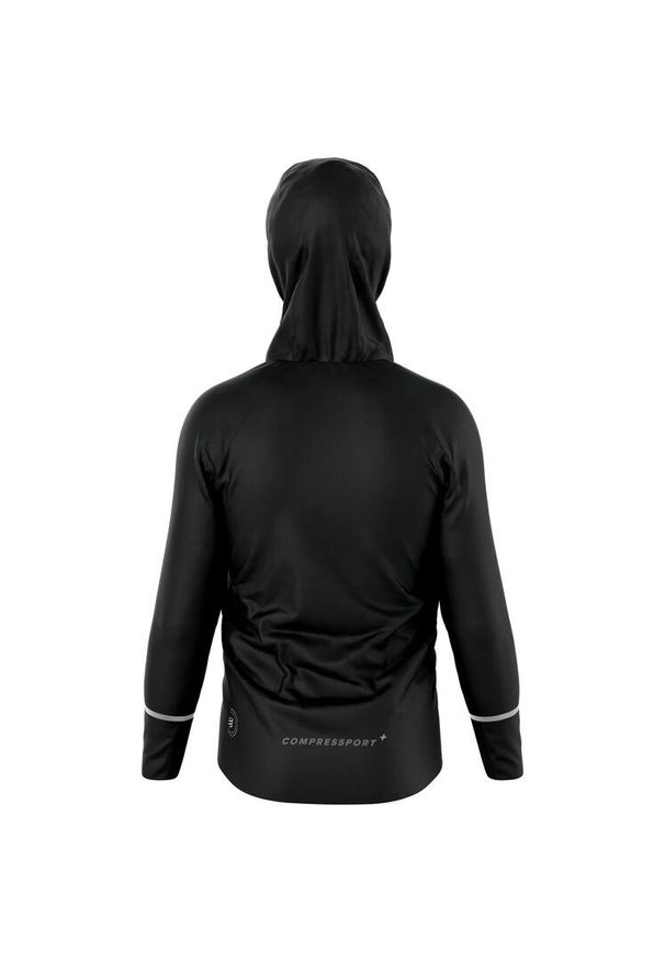 Kurtka do biegania męska Compressport Thunderstorm Waterproof 25/75 Jacket. Kolor: czarny