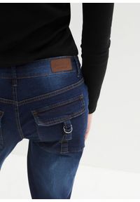 bonprix - Rybaczki dżinsowe ze stretchem. Kolor: niebieski #2