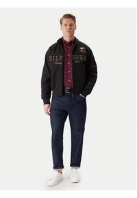 TOMMY HILFIGER - Tommy Hilfiger Kurtka bomber Racing MW0MW42565 Czarny Regular Fit. Kolor: czarny. Materiał: syntetyk #6