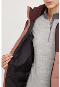 Jack Wolfskin kurtka puchowa damska kolor różowy zimowa. Kolor: różowy. Materiał: puch. Sezon: zima #4