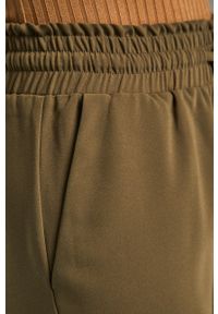 TALLY WEIJL - Tally Weijl - Spodnie. Stan: podwyższony. Kolor: oliwkowy. Materiał: tkanina, poliester, materiał #3