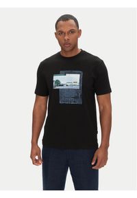 BOSS T-Shirt Te_Ontheway 50539180 Czarny Regular Fit. Kolor: czarny. Materiał: bawełna
