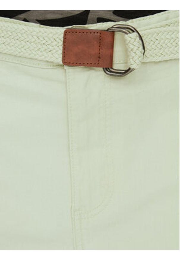 INDICODE Szorty materiałowe Inconor 70-060 Zielony Regular Fit. Kolor: zielony. Materiał: bawełna