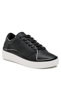 Calvin Klein Sneakersy Cupsole Wave Lace Up HW0HW01349 Czarny. Kolor: czarny. Materiał: skóra #3