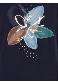Fransa T-Shirt 20611761 Granatowy Regular Fit. Kolor: niebieski. Materiał: bawełna #8