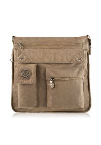 BAG STREET - Raportówka beżowa BAGSTREET SP-05-LB. Kolor: beżowy. Styl: street. Rodzaj torebki: na ramię #1