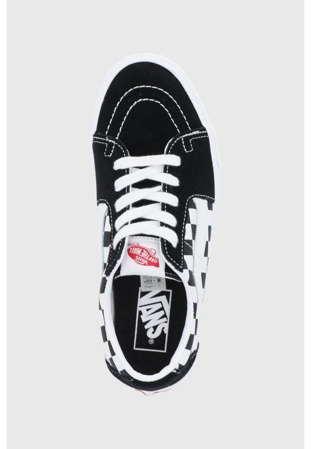 Vans - Tenisówki. Nosek buta: okrągły. Zapięcie: sznurówki. Kolor: czarny. Materiał: guma