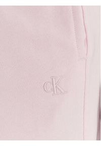 Calvin Klein Jeans Spodnie dresowe Archive Logo LV047B240G Różowy Regular Fit. Kolor: różowy. Materiał: bawełna #4