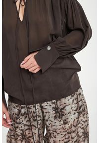 Pinko - Bluzka damska szyfonowa Asola PINKO. Materiał: szyfon #4