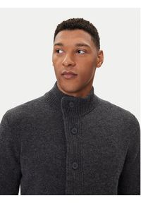 Barbour Kardigan Essential Elbow-Patch MKN0731CH51 Szary Regular Fit. Kolor: szary. Materiał: wełna #3