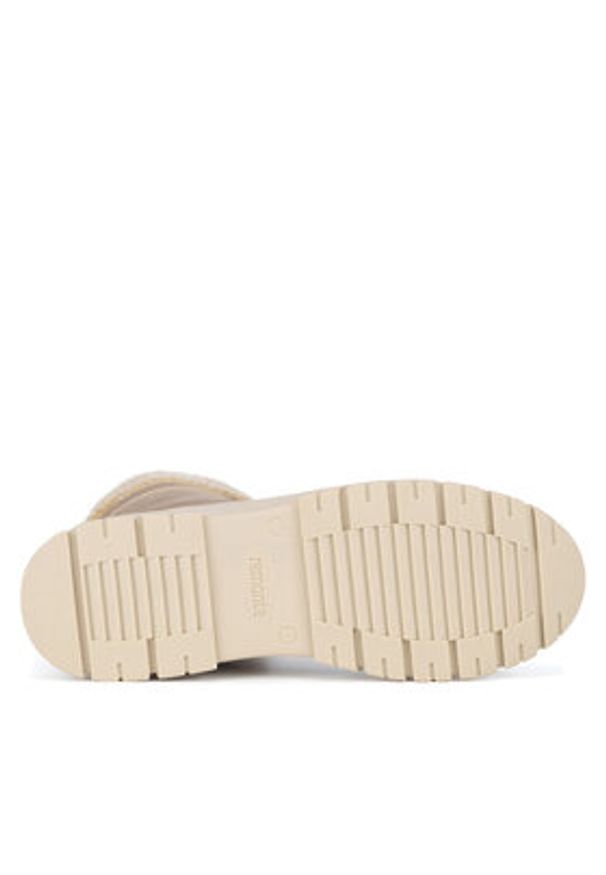 Remonte Trzewiki D0E76-20 Beżowy. Kolor: beżowy. Materiał: skóra, syntetyk