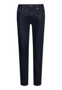 TOMMY HILFIGER - Tommy Hilfiger Jeansy Bleecker MW0MW15600 Granatowy Slim Fit. Kolor: niebieski