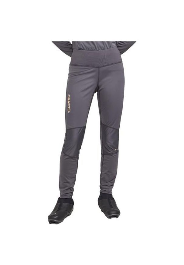 Ciepłe legginsy damskie Craft Adv Nordic Race. Kolor: szary. Sport: turystyka piesza
